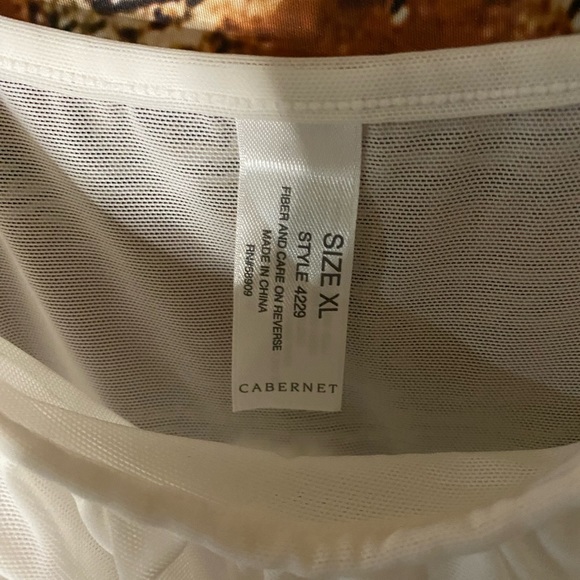 NWT Cabernet White Lace Camisole Sz XL - Picture 4 of 6